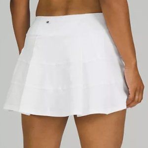 Lululemon Pace Rival Mid-Rise Skirt 12 Long White
